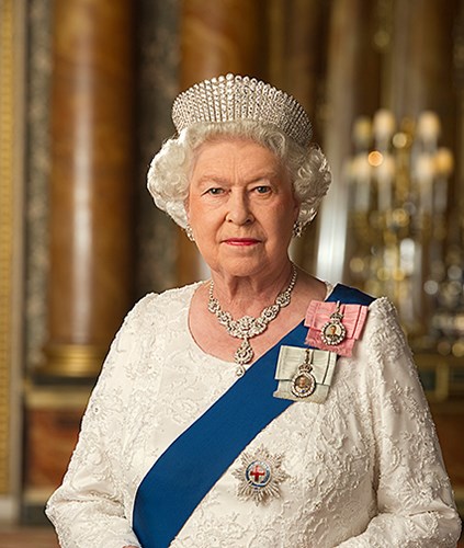 Portrait of HM Queen Elizabeth II